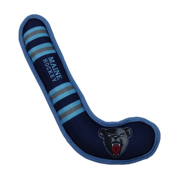 Maine Black Bear Hockey Stick Dog Toy